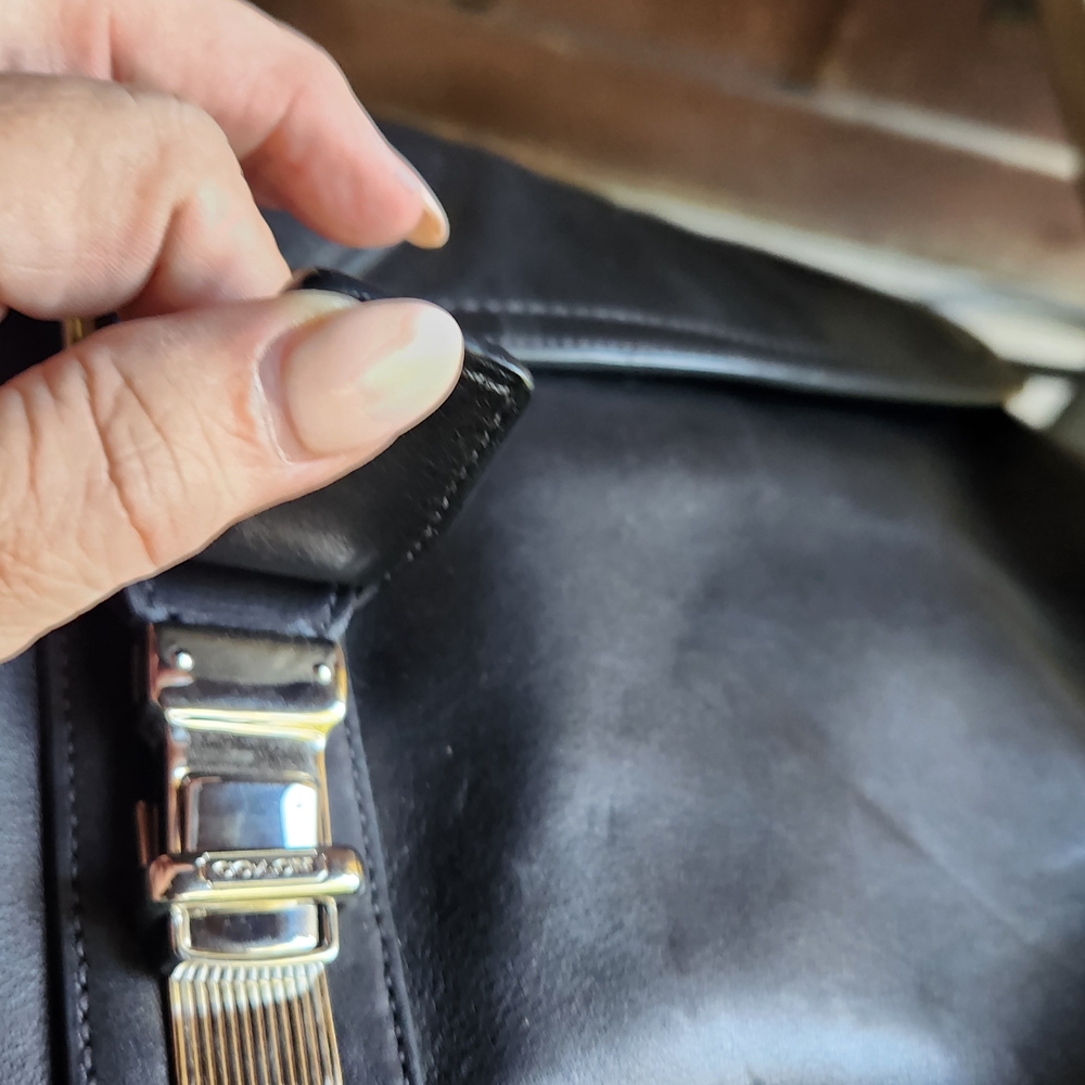 Coach Black Leather Men's Briefcase - Picture 9 of 10